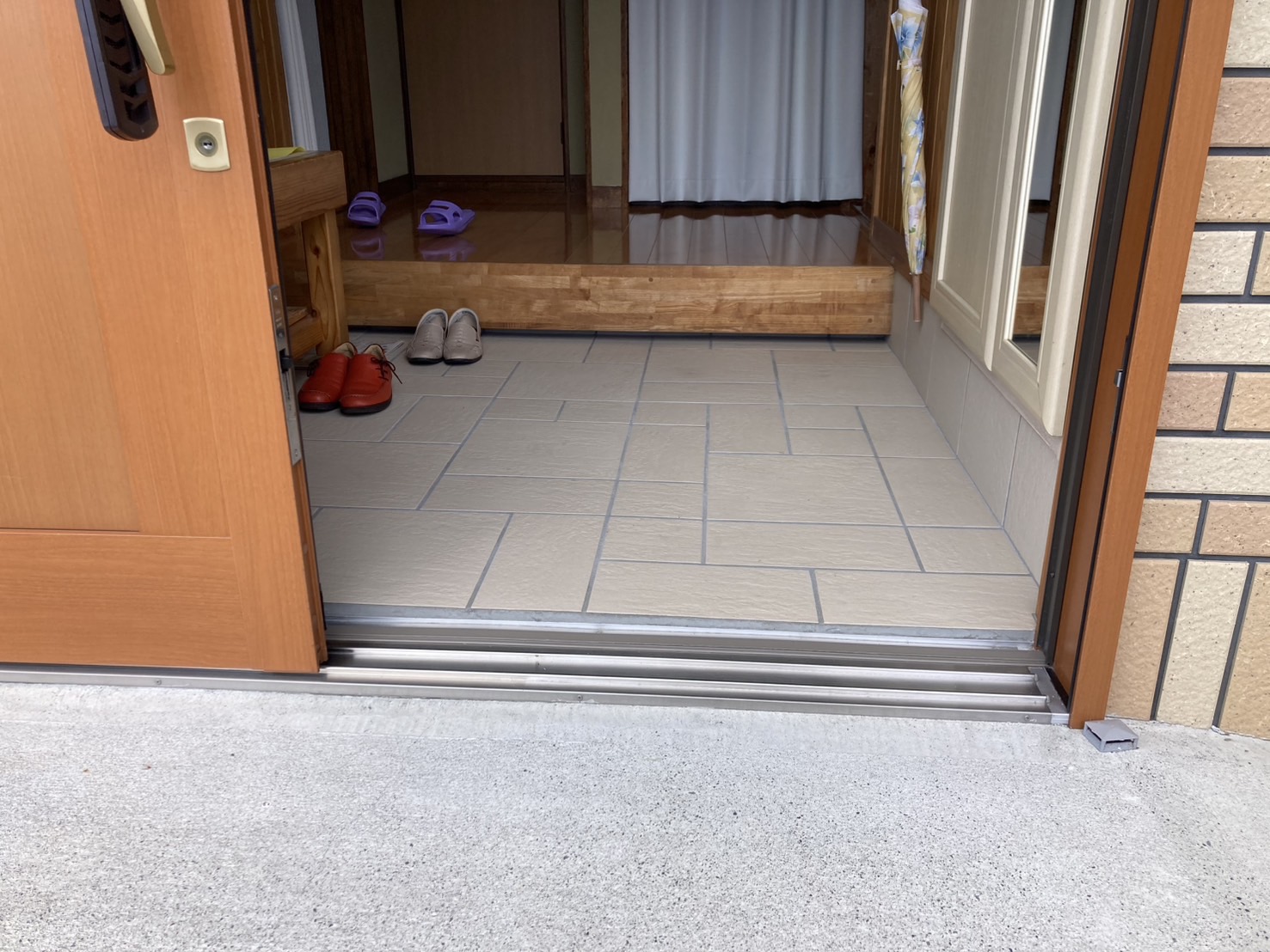 玄関タイル張り／好間のアイキャッチ